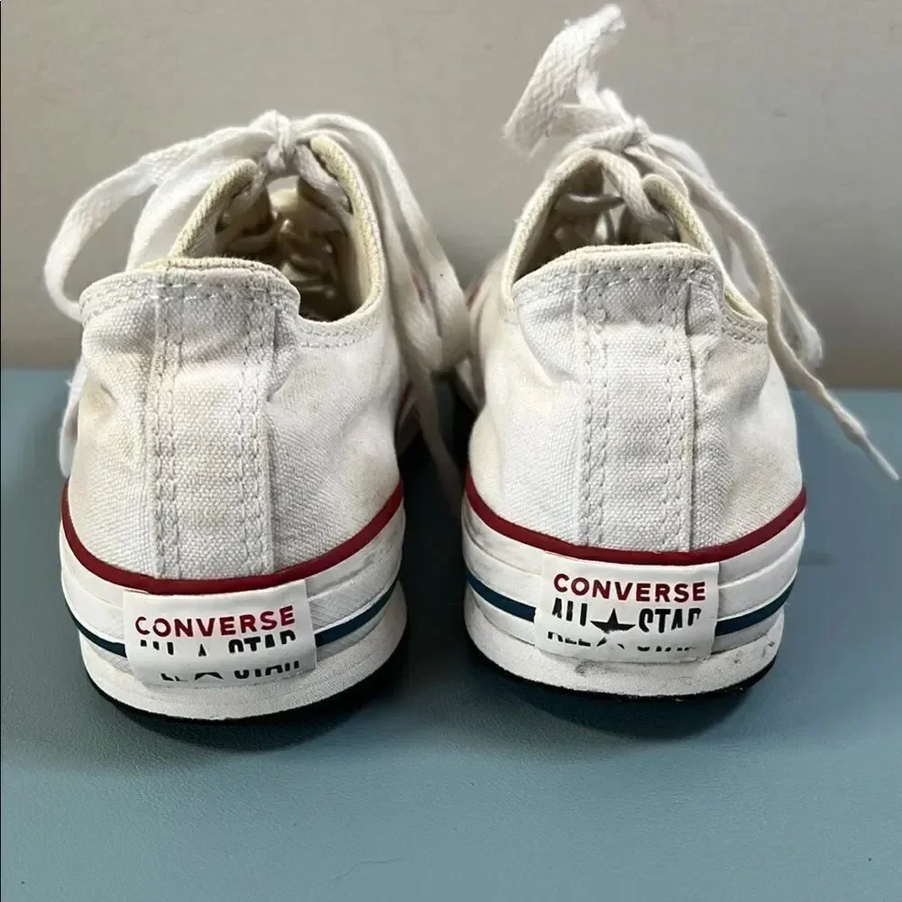 Classic White Converse Sneakers Junior 5 Women’s 6.5 Slightly Platform